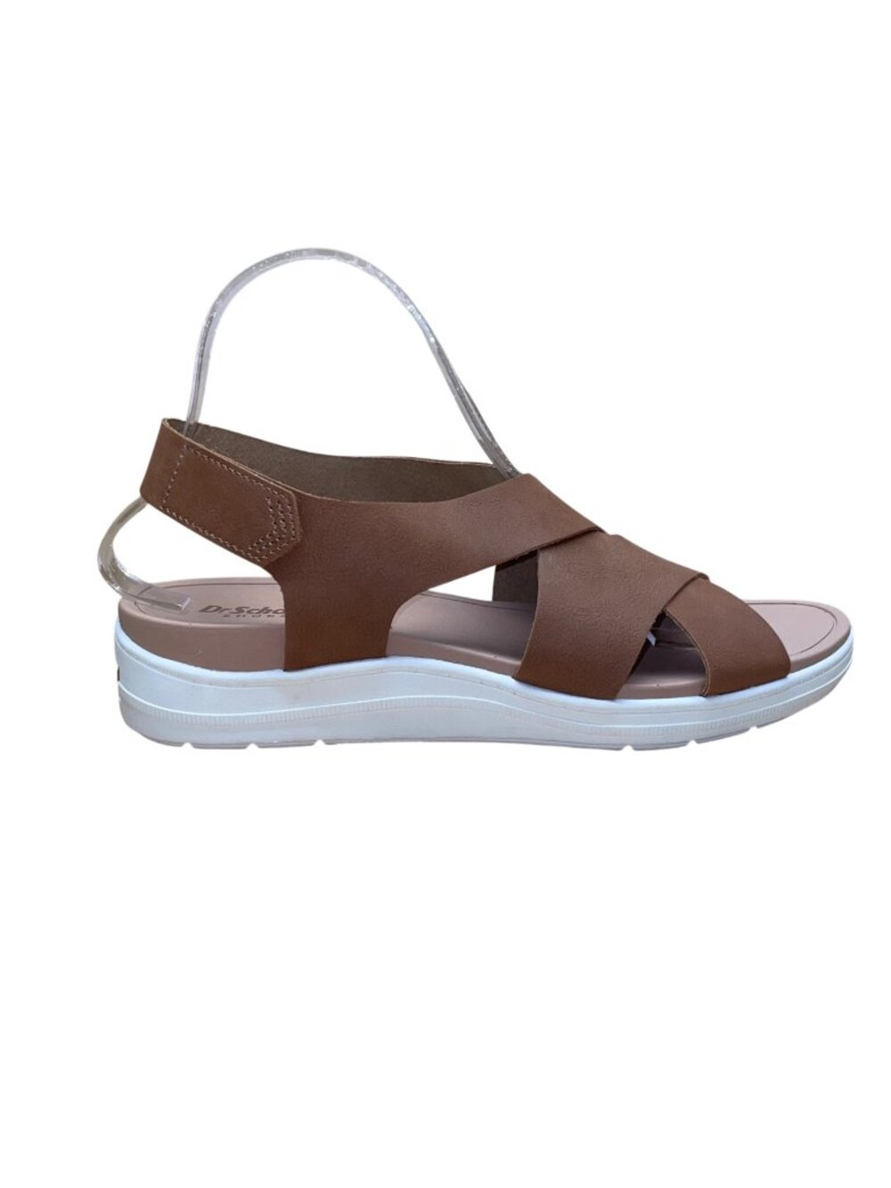 Dr. Scholls Women’s Brown Crisscross Strap Time Off Sea Sandals Size 8.5M